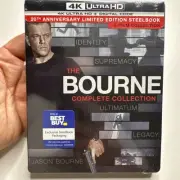 The Bourne 5 Movie Collection Steelbook 4K UHD NEW (Sealed) Best Buy Exclusive