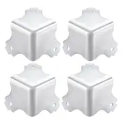 38x38x38mm Metal Box Corner Protectors Box Edge Guard Chrome Plating 4pcs