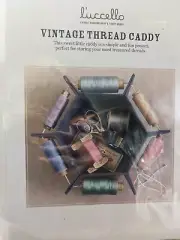 Vintage Thread Caddy Kit By L'ucello Storing Thread Sewing Storage Sew Gift