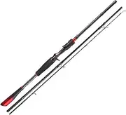Combo Fishing Gear Carbon Fiber Fishing Lure Rod Pesca Baitcasting Rod Fishing Fishing Rod 1.8m 2.1m 2.4m 3sections 66-86cm Rod Fishing Gear Accessories