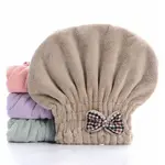 【韓版】純色超細縴維幹髮帽浴帽超強吸水加厚浴帽幹髮巾柔軟舒適