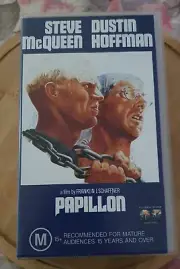 Papillon SEALED VHS Video Steve McQueen