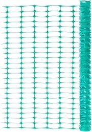 Green Garden Fence 30m - Durable HDPE Safety Fencing for Outdoor Temporary Barrier, Construction Sites, Patios, Traffic Control, and Sporting Events