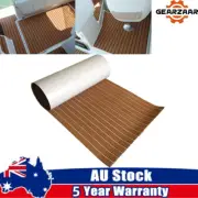 240×90cm Boat Decking EVA Foam Sheet Teak Flooring EVA Yacht Marine Carpet Brown
