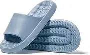 [JOMIX] Men's Summer Lightweight EVA Bathing Shoes Non-Slip Bath Slippers Soft Massage Footbed Slippers