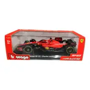 BBurago Formula Racing Charles Leclerc 2023 Model Car 1/24 F1 Champion