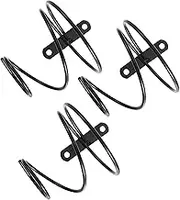 3 Pack Iron Wine Rack Spiral Design Wall Mount Space-Saving Wine Bottle Organizer