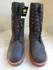NIB Chippewa #TH1032 Thunderstruck Brunette Leather Boots Men 8 D EU 41 UK 7