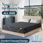 Sweetlove Mattress Queen Double King Single COOL-GEL Memory Foam Pocket Spring