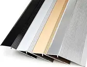 35.4in/90cm Aluminum Threshold Ramp for Doorway, Portable Cuttable Sweeping Robot Ramp Step Mat, Lightweight Indoor Ramp for 2-4cm Height Ramps,Silver