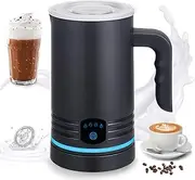 Electric Milk Frother, 4-in-1 Milk Frother and Milk Steamer, 430ml Automatic Hot & Cold Foam Maker, with Touch Screen, Perfect for Hot Chocolate, Lattes, Cappuccinos, and Macchiatos