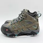 MERRELL Moab Vertex Mid Top Comp Toe Size 9.5 Womens Grey Safety Waterproof New