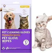 Pet Bath Gloves, Cat Wipes Cleaning - Pet Cleaning Spa Wipes Cat Wipes Cleaning Dog Bathing Gloves No Rinse Wash for Cats Pochy