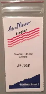 Aero Master Decals 1:48 Singles Bf-109E Stencil 148-006