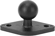 1 Inch Ball Mount Base, Aluminum Alloy AMPS Plate, Universal for B Size 1 Inch Ball Double Socket Arm, Rugged Construction, Easy to Install