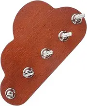 MERRYHAPY Nail Art Display Stand Cloud Base Walnut Wood Nail Practice Stand Home Salon