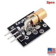 2pcs Laser Sensor Module KY008 Laser Transmitter Module for Arduino