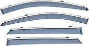 Window Visor Wind for Kia Carens Un Rp 2007-2021 Car Window Visor Awning Shelters Windshield Side Window Rain Sun Shade(K-01)