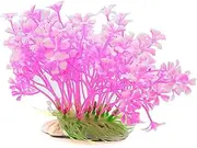 BESPORTBLE Artificial Underwater Pink Plant Decorative Aquarium Ornament for Fish Tank Ideal for Aquariums Betta Fish Tanks and Aquarium Decorations