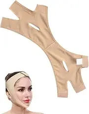 1 x Face Bandage Face Lifting, Reusable V-Line Mask, V Line Lifting Mask, Face Lifting Bandage, Can Be Used Anytime, for Double Chin and Saggy Face Skin
