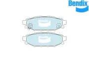 Bendix Brake Pad RR General CT For Subaru Legacy 03-06 2.0 Turbo BL DB1803 GCT