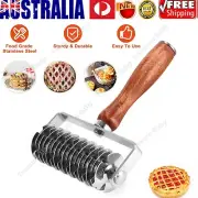 Stainless Steel Dough Lattice Roller Cutter Baking Tool for Pie Pizza Cake Bread