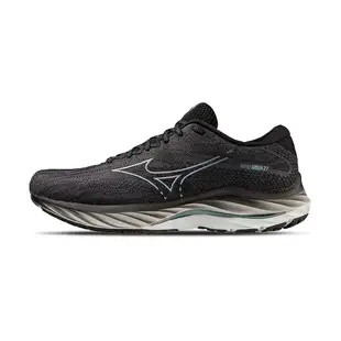 Mizuno Wave Rider 27 男 黑 專業 慢跑 訓練 回彈 運動 休閒 慢跑鞋 J1GC230402