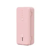 Mini Bag Sealer Handheld Heat Sealer and Cutter, 1300mAh Rechargeable Portable Mini Sealing Machine for Chip Bags Food Storage, Pink