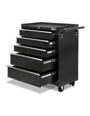 [Giantz] 5 Drawer Cabinet Chest Tool Box in Black