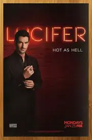 2015 Lucifer TV Series Print Ad/Poster DC/Vertigo Comics Authentic FOX Promo Art