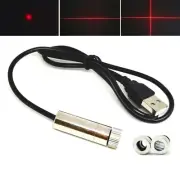 Focusable 650nm 30mW Dot/Line/Cross red Laser Diode Module with USB