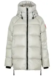 Canada Goose Cypress Quilted Feather-Light Shell Coat - Grey - S (UK 8-10 / S) S (UK 8-10 / S)