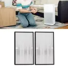 2 Pcs Air Purifier Filter High Efficiency Particulate Air Filter Replacement AU