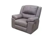 EL Arias Waxed Rhino Fabric Upholstered Recliner Sofa