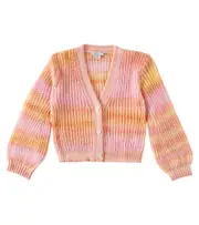 [Stella McCartney Kids] Stella McCartney Kids Striped cardigan Y 6 multicoloured
