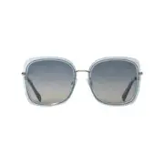 Elton John Diva Sunglasses Frame Women's Blue glitter Full Rim Square 55-19-145