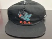 OBEY Worldwide Dead On Arrival D.O.A. Baseball Hat Dead Fly Black New With Tags