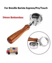 54mm Bottomless Portafilter For Breville Barista Express/Pro/Touch, Duo-Temp Pro