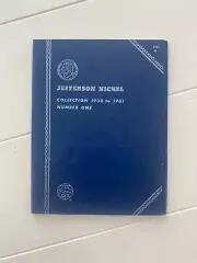 JEFFERSON NICKELS 1938 - 1961 No. 1 WHITMAN Official Coin Folder ONLY 9009 - NEW