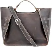 [The Tannery] Leather Crossbody Bag for Women,Shoulder Sling Purse and Handbags For Womens & Girls
