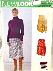 New Look Sewing Pattern N6640 Misses' Skirts, 2 Styles, Shaped Hem, Sizes 8-20