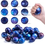 Lovestown Galaxy Stress Balls Bulk, 50PCS Foam Stress Balls 2 Inch Squeeze Balls