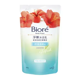 蜜妮 Biore 淨嫩沐浴乳 熱情木槿花香 補充包(700g)