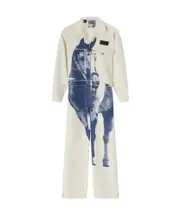 x Patrick McDowell horse-print jumpsuit IT40,IT44,IT42 White