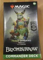 Magic the Gathering Bloomburrow Peace Offering Green/White/Blue Commander Deck