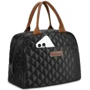 Lunch Bag for Women/Men-Insulated Adults Lunch Box with Front Pocket- Small C...