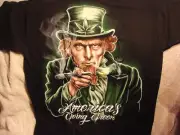 MARIJUANA UNCLE SAM AMERICA'S GOING GREEN T-SHIRT