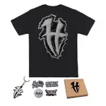 T 恤 HUSKEY LOGO ICE BLACK KAOS 男士 DISTRO ORIGINAL T 恤男士上衣男士