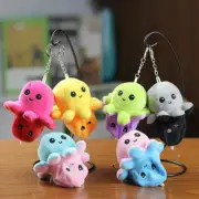 Inverted Octopus Plush Keychain Cute Reverse Toy Kawaii Gift Anime Pendant