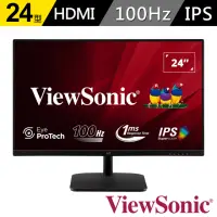 在飛比找momo購物網優惠-【ViewSonic 優派】VA2432-H 24型 IPS